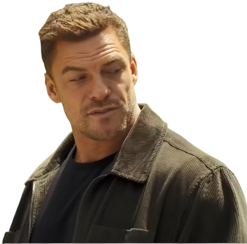 Alan Ritchson Neagley Jack Reacher Corduroy Jacket - Image 2